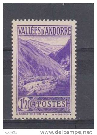 Andorre YT 76 ** : Les Gorges De Saint-Julia - Ongebruikt