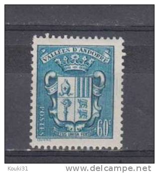 Andorre YT 59 * : Armoiries Des Vallées D´Andorre - Unused Stamps