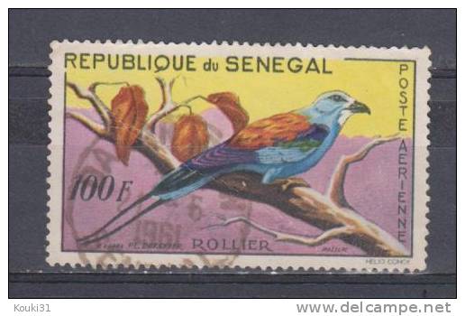 Sénégal YT PA 32 Obl : Rollier - Perroquets & Tropicaux