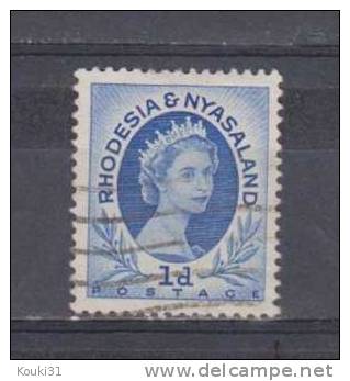 Rhodésie-Nyassaland YT 2 Obl : Elizabeth II - Rodesia & Nyasaland (1954-1963)