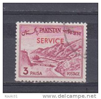 Pakistan YT Servise 81A Obl : Passe De Khyber , Pont - Pakistan