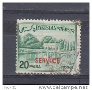 Pakistan YT Service 85A Obl : Jardins De Shalimar , à Lahore - Pakistan