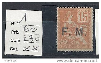 FM  1  COTE 230 E - Military Postage Stamps