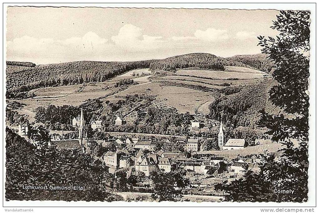 AK Luftkurort Gemünd/Eifel Cornely 22.10.57 (2   GEMÜND (EIFEL) Nach (10a) Großenhain In Sachsen - Bitburg