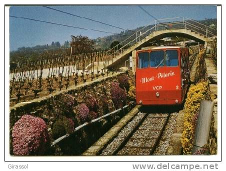 CPSM VEVEY CHARDONNE MONT PELERIN SUISSE Riviera Vaudoise FUNICULAIRE - Chardonne