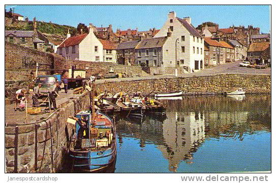 CRAIL HARBOUR Unloading The Catch CRAIL- FIFE - Scotland - Fife