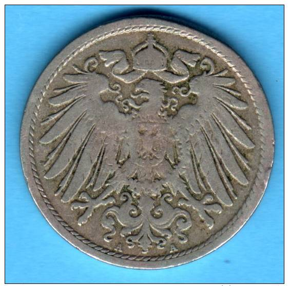 ALEMANIA GERMANY DEUTSCHLAND   - Deutsches Reich / Imperio    10 Pfennig 1893 A - 10 Pfennig