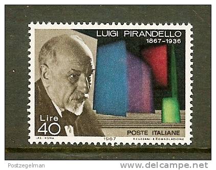 ITALIA 1967 MNH Stamp(s) Pirandello 1234 - 1961-70: Mint/hinged