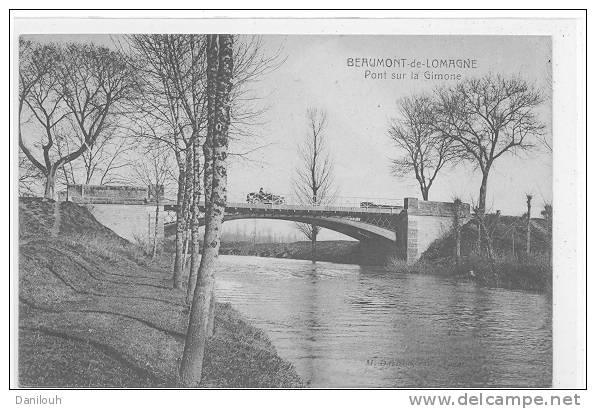 82 // BEAUMONT DE LOMAGNE - Pont Sur La Gimone, ** - Beaumont De Lomagne