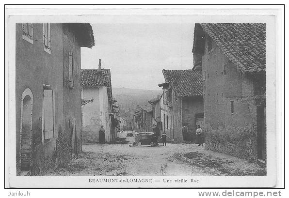 82 // BEAUMONT DE LOMAGNE - Une Vieille Rue, ANIMEE - Beaumont De Lomagne