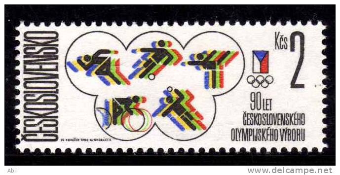 Tchécoslovaquie 1986 N°Y.T. : 2675** - Unused Stamps