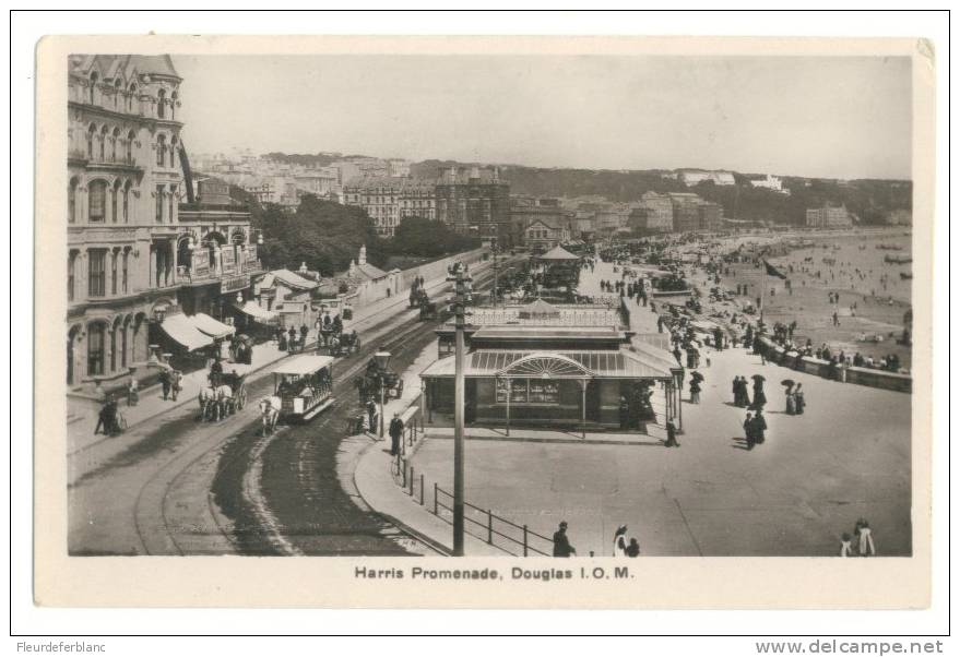 Isle Of Man  - CPA  - DOUGLAS : Harris Promenade - Ile De Man