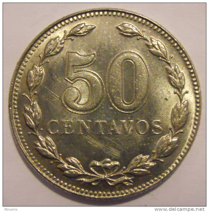 Argentine Argentina 50 Centavos 1941 Km 39 UNC ! - Argentinië