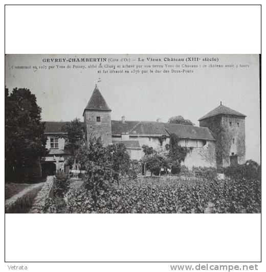 Carte Postale Affranchie : Gevrey-Chambertin, Le Vieux Château - Gevrey Chambertin