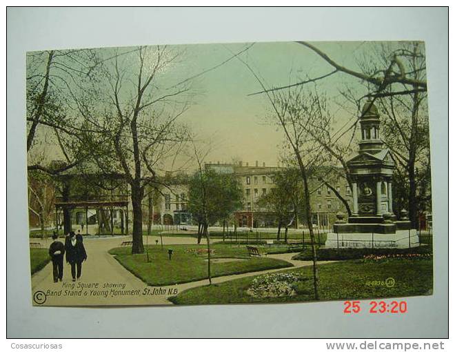 5216 CANADA  ST JOHN KING SQUARE  YEARS  1910  OTHERS IN MY STORE - St. John