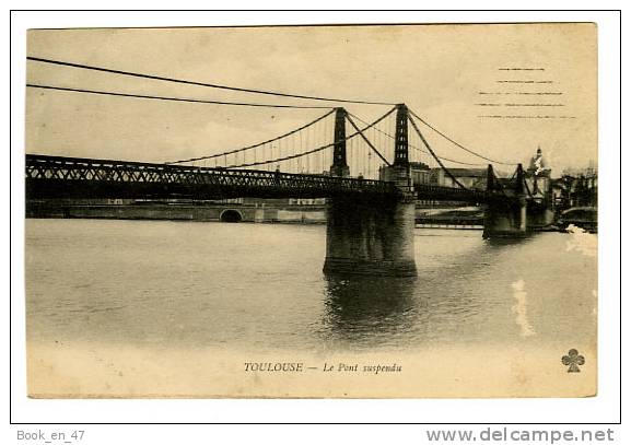 {65710} 31 Haute Garonne Toulouse , Le Pont Suspendu ; - Toulouse