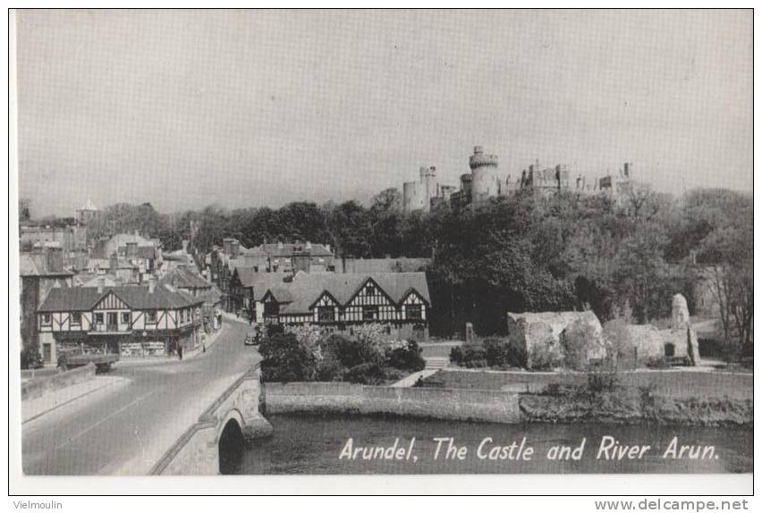 ARUNDEL THE CASTLE AND RIVER ARUN   LOT 3 CARTES - Arundel