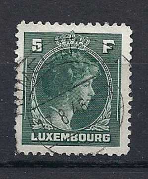 353  Obl  Y  &  T   Luxembourg    (princesse Charlotte Profil Drolt) - 1944 Charlotte De Profil à Droite