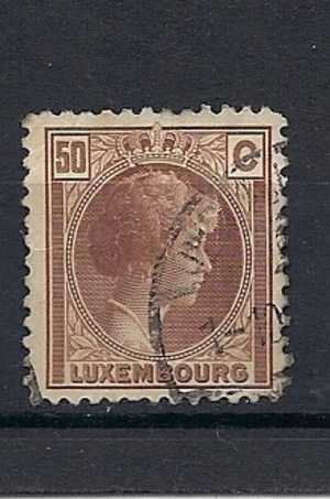 172  Obl  Y  &  T  Luxembourg   (princesse Charlotte Profil Droit) - 1926-39 Charlotte De Profil à Droite