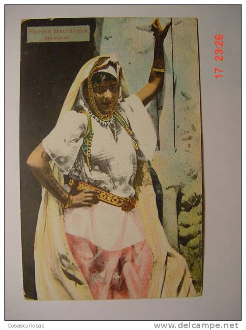 6167 ALGERIE  ETHNIC   FEMME MAURESQUE  YEARS  1910  OTHERS IN MY STORE - Non Classificati