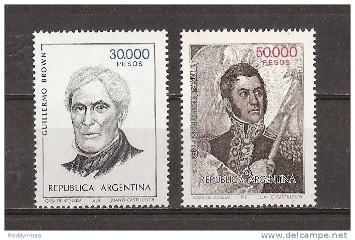 Argentine: 1298/ 1299 ** - Unused Stamps