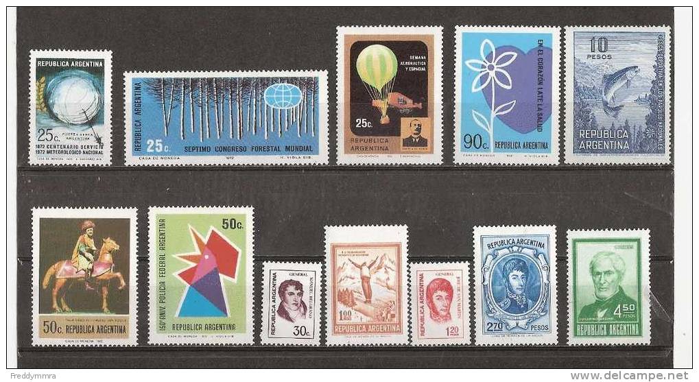 Argentine:  925-927-929-931-934-939-9 72/77 ** - Unused Stamps