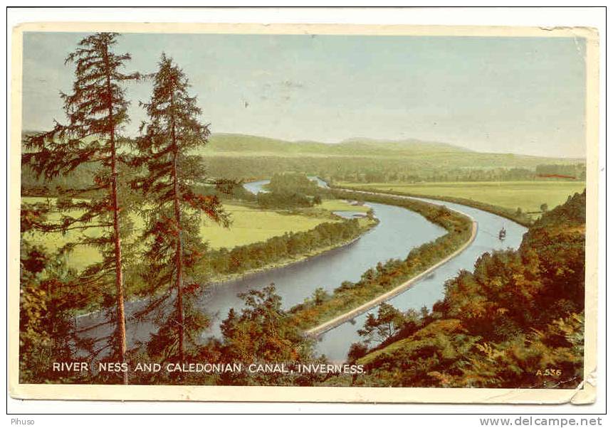 UK634 : INVERNESS : Hiver Ness And Caledonian Canal - Inverness-shire