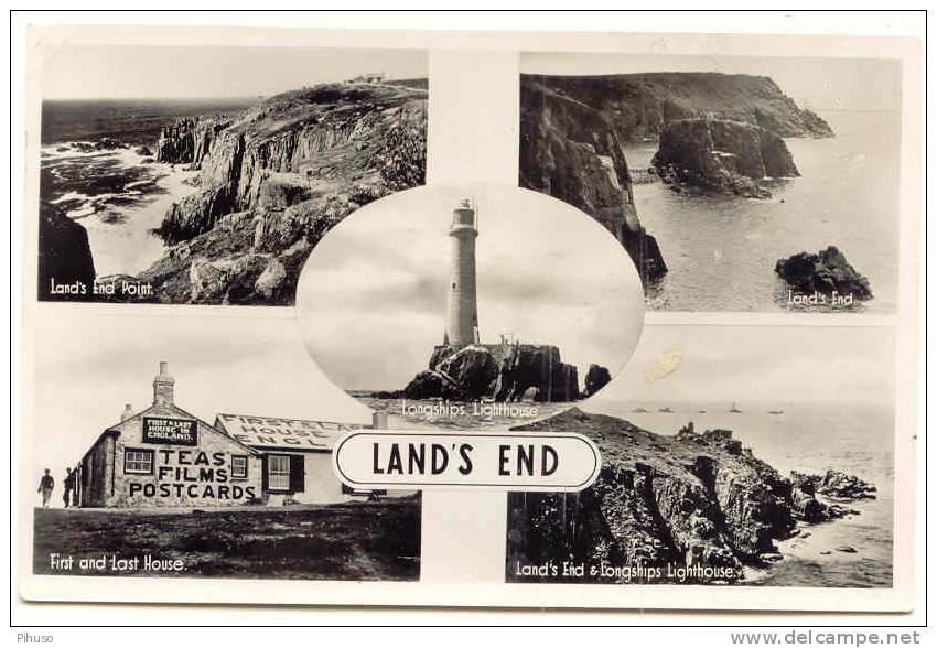 UK642 : LAND'S END : 4-picture Postcard - Land's End