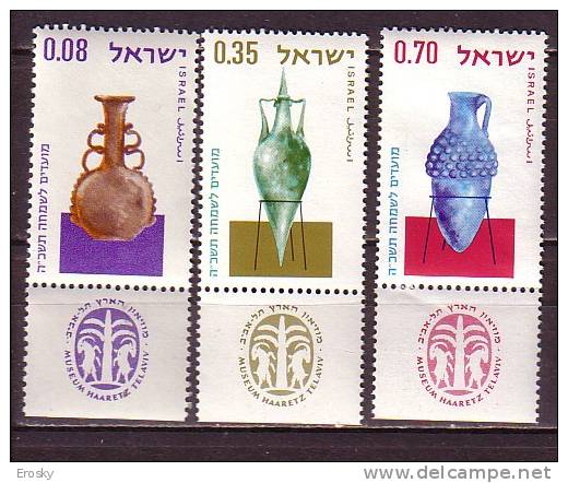 J4957 - ISRAEL Yv N°260/62 ** AVEC TAB ARTISANAT - Unused Stamps (with Tabs)
