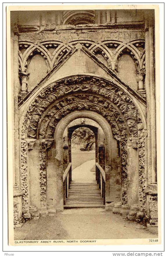 UK699 :  GLASTONBURY : Abbey Ruins, North Doorway - Sonstige & Ohne Zuordnung