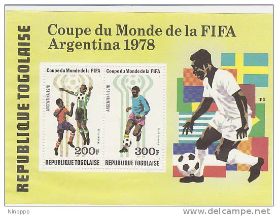 Togo-1978 Soccer World Cup Argentina Souvenir Sheet MNH - Other & Unclassified