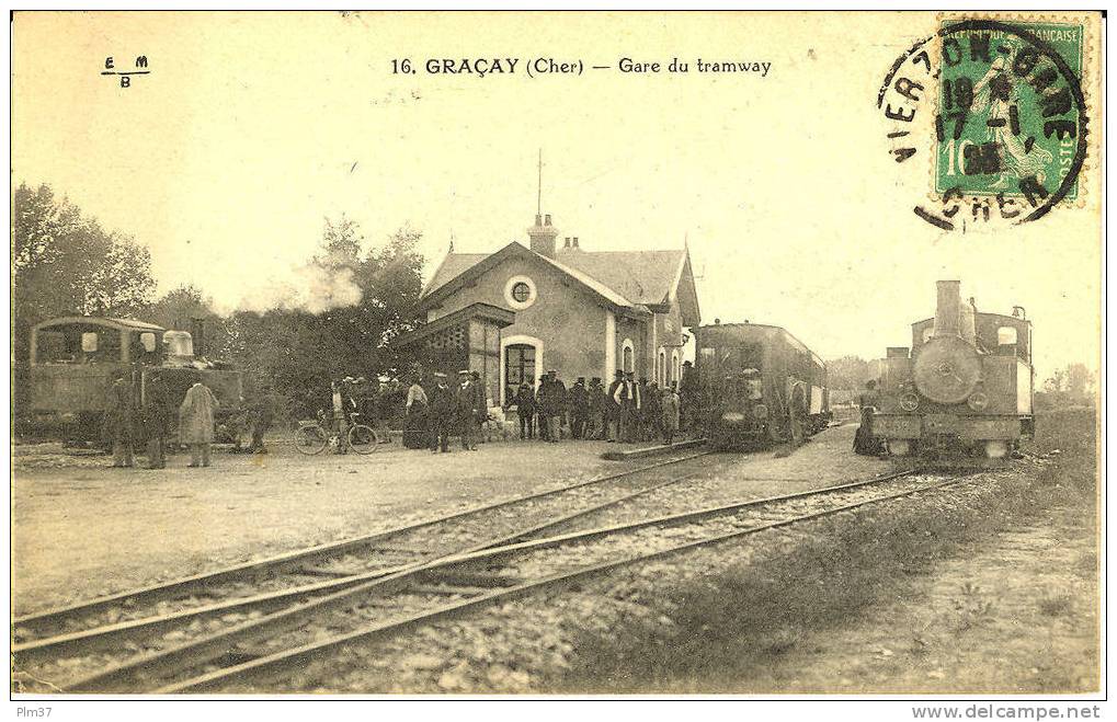 GRACAY - La Gare Du Tramway - Graçay