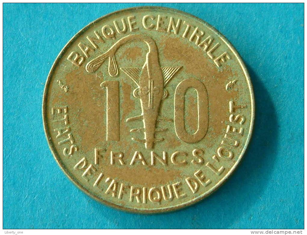 1987 - 10 FRANCS / KM 10 ( For Grade, Please See Photo ) ! - Autres – Afrique