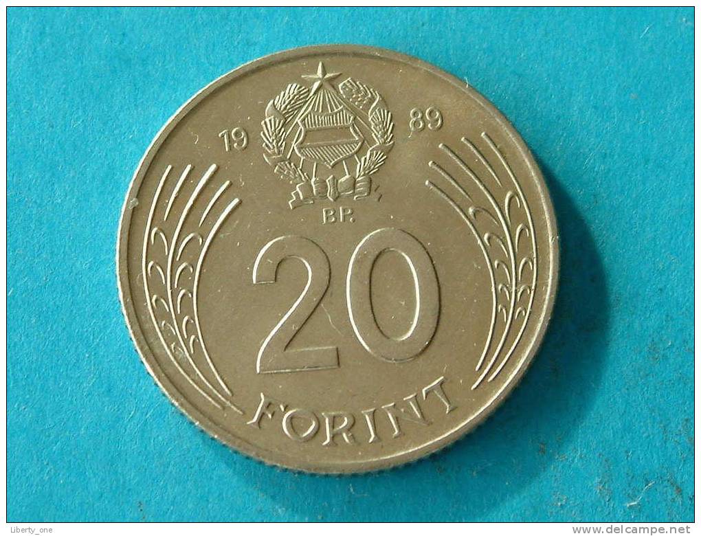 1989 BP - 20 FORINT / KM 630 ( For Grade, Please See Photo ) ! - Hongarije