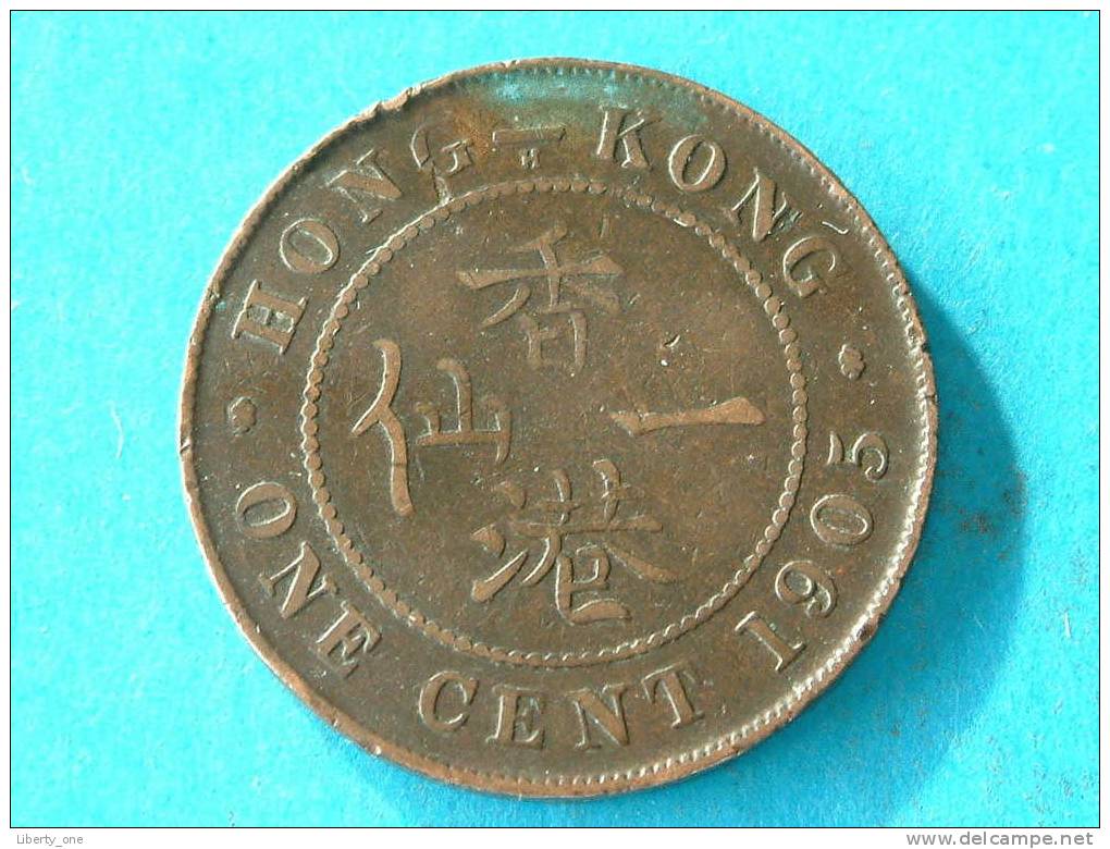 1905 - ONE CENT / KM 11 ( For Grade, Please See Photo ) ! - Hong Kong