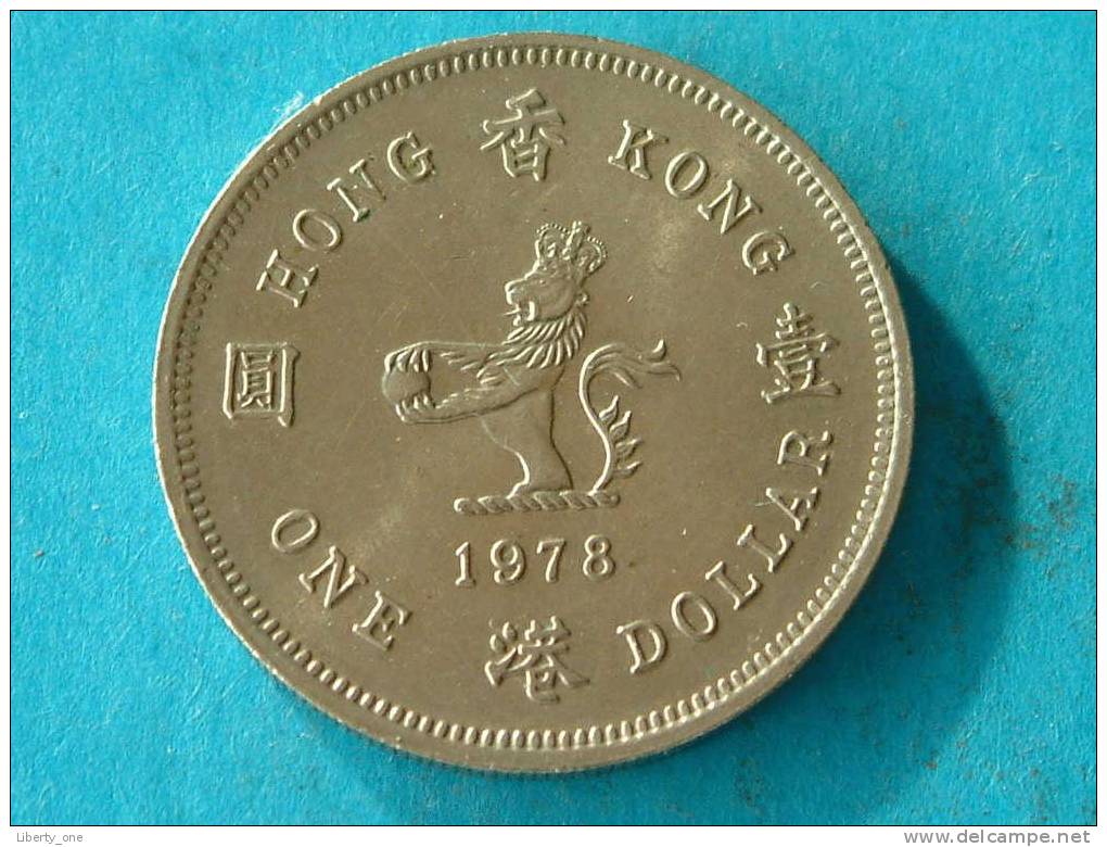 1978 - ONE DOLLAR / KM 43 ( For Grade, Please See Photo ) ! - Hong Kong