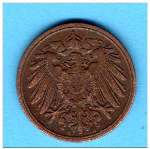 ALEMANIA GERMANY DEUTSCHLAND   - Deutsches Reich / KR - Imperio 1 Pfennig 1912 A - 1 Pfennig