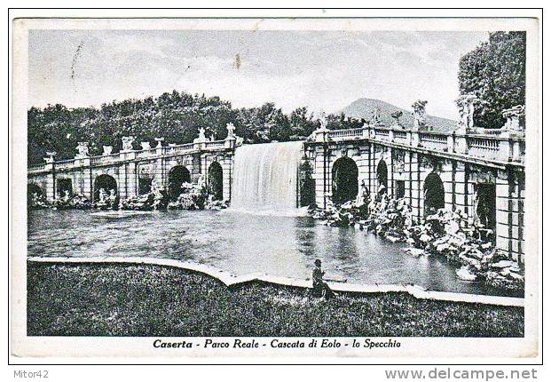 51-Caserta-Campania-Parco Reale-Cascata Di Eolo-Lo Specchio-V.1935 X Reggio Calabria - Caserta