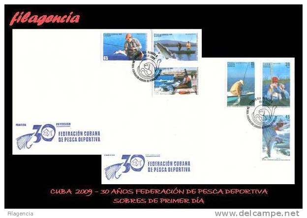 AMERICA. CUBA SPD-FDC. 2009 30 ANIVERSARIO DE LA FEDERACIÓN DE PESCA DEPORTIVA - FDC