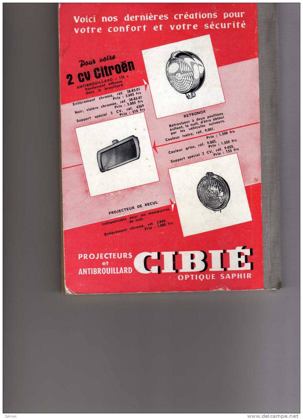 2 CV  CITROEN  -  1949 à 1957 -  8em Edition De 1958 - Auto