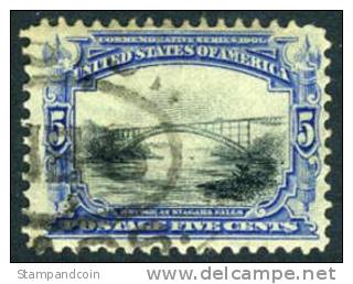 US #297 Used 5c Pan-Am Expo From 1901 - Usados