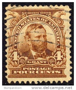 US #303 Used 4c Grant From 1903 - Usados