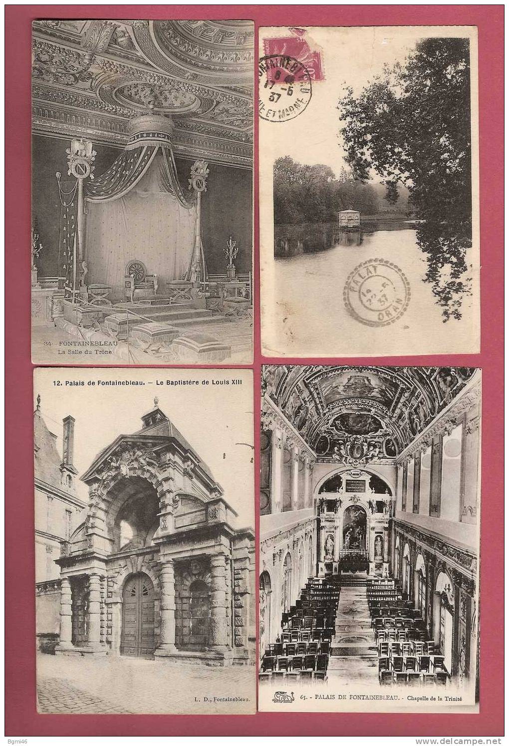 * Lot N° 76 De 8 CPA  ( Dépt 77 ) : FONTAINEBLEAU - ( Toutes Scannées ) - 5 - 99 Cartes