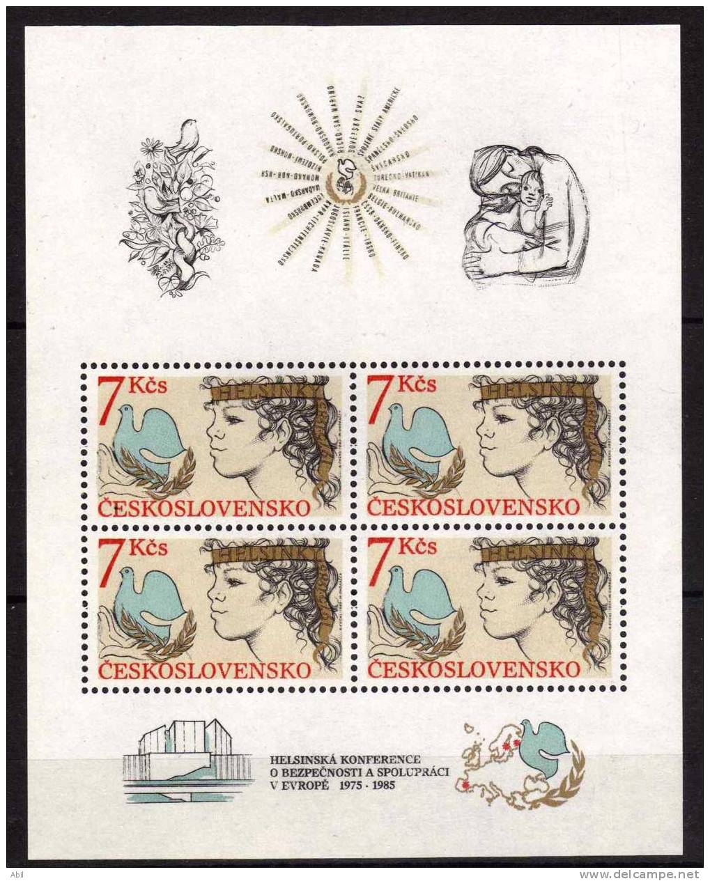 Tchécoslovaquie 1985 N°Y.T. : BL.69** - Unused Stamps