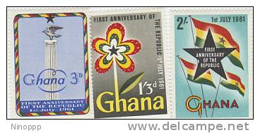 Ghana-1961 First Anniversary Of The Republic MNH - Ghana (1957-...)