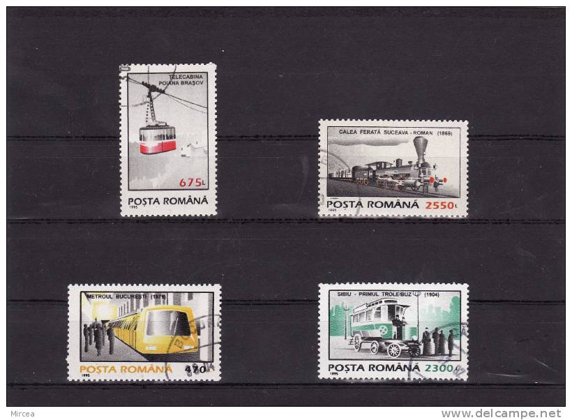 Roumanie, 1995, Yv.no. 4247/50 Obliteres - Gebruikt