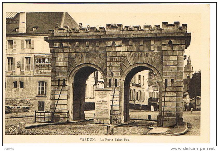 VERDUN, La Puerta De Saint Paul   Postal , Post Card, Postkarte, - Verdun