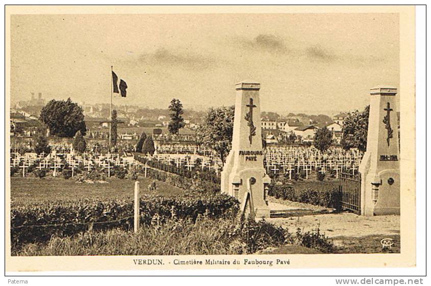 VERDUN, Cementerio Militar,   Postal , Post Card, Postkarte, - Verdun