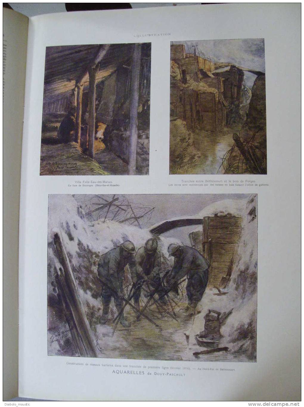 L' Illustration  Le 9/12/ 1916 : Aquarelles De DOUY-PASCAULT ; Monastir ; La Tcherna ; Front Roumain ; ATHENES - L'Illustration