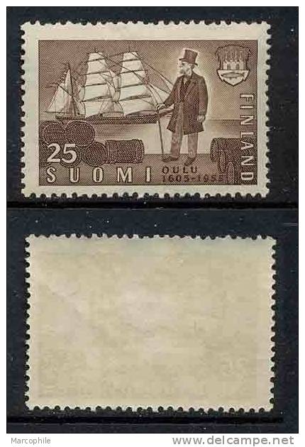 FINLANDE / 1955 - 25 M. Brun - # 425 * - Unused Stamps